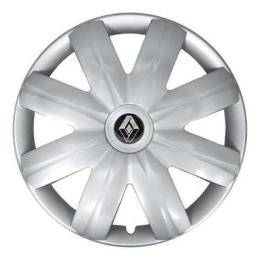 Imagem de Calota Aro 14 Renault Symbol 2009 2010 A 2013 Prata 065Ar A - Tf Calot