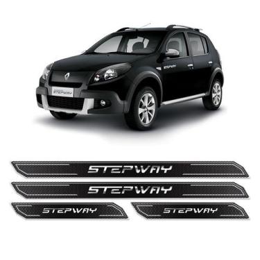 Imagem de Kit Soleira Da Porta Diamante Sandero Stepway 2012 Resinada - SPORTINO