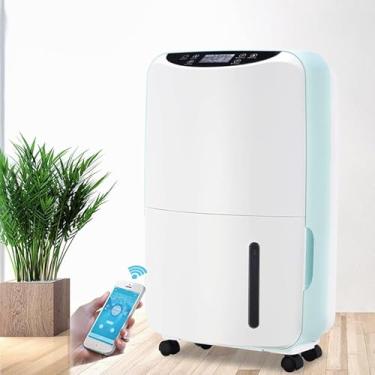 Imagem de Desumidificador inteligente 330W, desumidificador grande 30L, controle wi-fi inteligente, purificação de roupas de secagem por desumidificação, para porão de vila de armazém