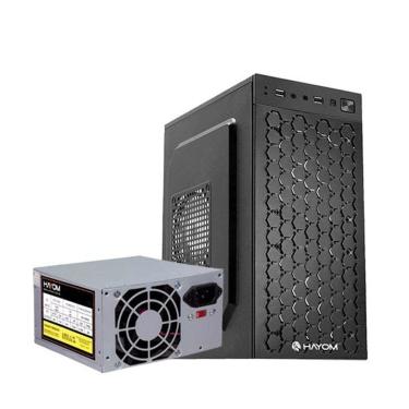 Imagem de Gabinete Office Gb1715 C/ Fonte Atx Preto Hayom [F086]