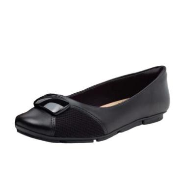 Imagem de Sapatilha Feminina Conforto Casual Comfortflex, Preto, 38