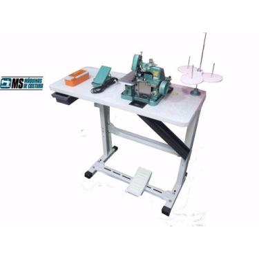 Imagem de Máquina Overlock Butterfly Semi Industrial Com Mesa+12 MESES  GARANTIA