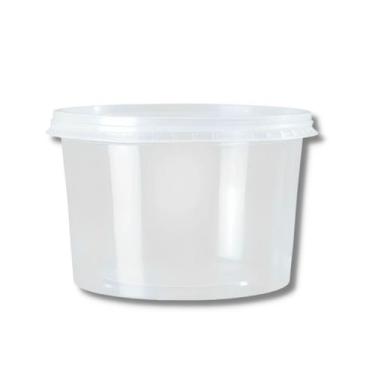 Imagem de Kit pote e tampa 750 ml. red.  c/ 20x25 un. (rioplastic) - TAMAROZZI