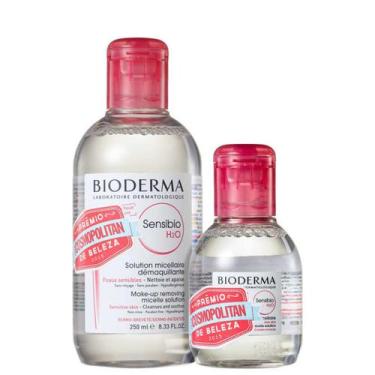 Imagem de Kit Bioderma Sensibio H2O Calmante Água Micelar 250ml + 100ml