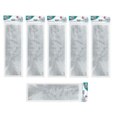 Imagem de Kit 6 Refil Microfibra para MOP Lava e Seca FIT Flash Limp RMOP6088