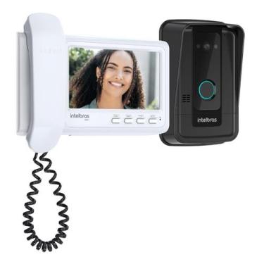 Imagem de Video porteiro residencial com monofone ivr 7  intelbras, 4520004P
