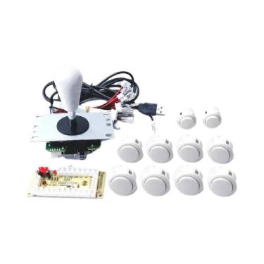 Imagem de Kit DIY Para Console Arcade Com Joystick De 8 Vias E Botões Para PC Ra