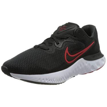Imagem de Nike Men's Stroke Running Shoe, Black Univ Red Dk Smoke Grey White, US:6.5
