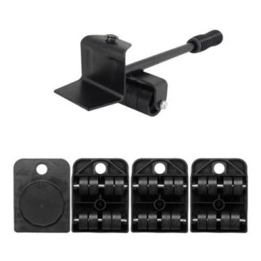 Imagem de Levantador De Móveis  Pesados Com Rodinhas Preto Até 150kg - M&H