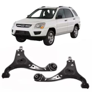 Imagem de Par Bandeja Kia Sportage 2005 até 2010 Sem Pivô com Buchas - G&H