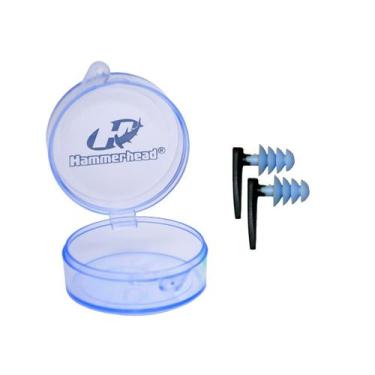 Imagem de Protetor Auricular De Natação Ear Plugs Premium Hammerhead, Azul