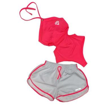 Imagem de Conjunto Maio Com Bojo Refletivo + Short - Gringas - Gringas Model, Ro