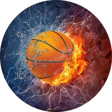 Imagem de Painel Festa Redondo C/ Elástico 1,50m Basquete - Fadrix