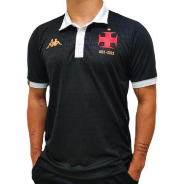 Imagem de Camisa Vasco da Gama Kappa 2023/2024 Uniforme 3 Torcedor - Masculino, 