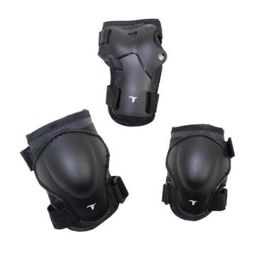Imagem de Kit Protetor Infanto Juvenil Preto - DY-144 - TRAXART, MEDIO