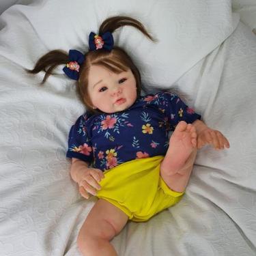 Imagem de Bebê Reborn Menina Princesa - Enxoval Completo - Mundo Azul e Rosa