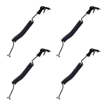 Imagem de 4 Pistola De Ar Gatilho Mangueira Cabine Caminhão Cores - TOP-AR, Pret
