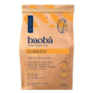 Imagem de Café Baobá Clássico em grãos 250g - Fazenda Baobá