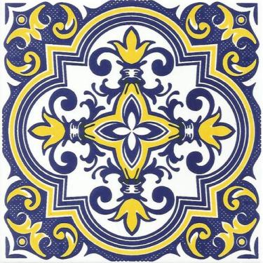 Imagem de Azulejos Colonial Português em  Porcelana kit com 10 peças  - Eliane
