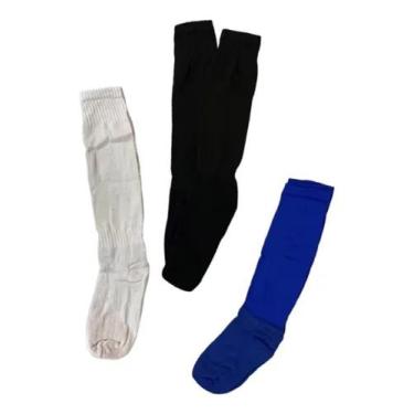 Imagem de Kit Com 3 Meiões Cp Futebol- Meiao Infantil Cores - CP Meias