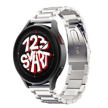 Imagem de Pulseira de Aço Inoxidável para Galaxy Watch 5 Watch5 Pro 40mm 44mm 45