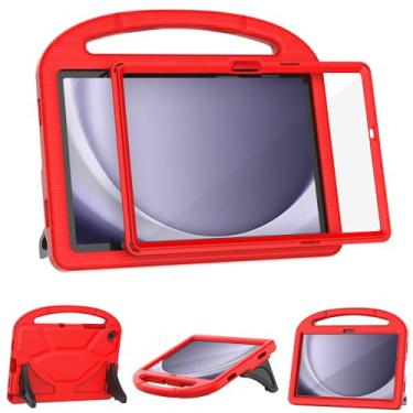 Imagem de RTOBX Capa infantil para Samsung Galaxy Tab A9 Plus 11 polegadas 2023 (SM-X210/X216/X218), com protetor de tela integrado, capa protetora com alça à prova de choque para Galaxy Tab A9+ 11 polegadas,