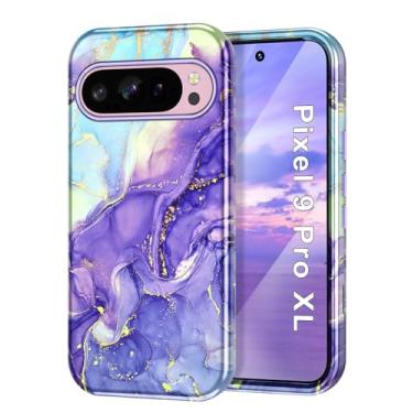 Imagem de Btscase Capa para Google Pixel Pro, [teste de queda de grau militar] Design de padrão de mármore fino resistente à prova de choque para mulheres meninas homens capa protetora anti-arranhões para
