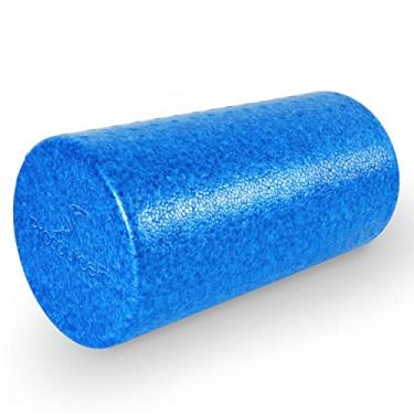 Imagem de ProsourceFit Rolos de espuma de alta densidade 30,5 cm de comprimento, massageador atlético de corpo inteiro firme para alongamento nas costas, ioga, pilates, liberação de ponto de gatilho pós-treino, azul