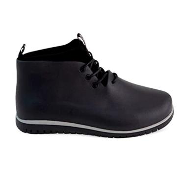Imagem de Ccilu Botas masculinas de cano alto XpreSole Panto, à prova d'água, leves, veganas, de alta aderência, feitas de café sustentável, Preto Americano, 39