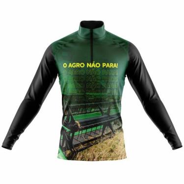 Imagem de Camisa Agro Manga Longa Masculina Proteção Solar Uv 50+ - Way, P, O ag