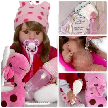 Imagem de Bebê Boneca Reborn Recem Nascida Baby Dolls Adora Realista - Cegonha R