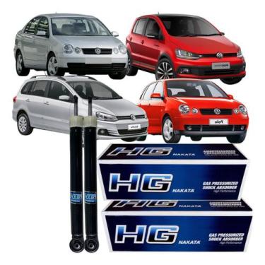 Imagem de Par Amortecedor Traseiro Original Nakata Vw Fox Spacefox Polo Hatch Se