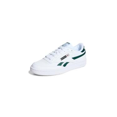 Imagem de Reebok Club C Revenge Tênis unissex, Branco/verde universitário/branco, 42 BR