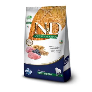 Imagem de Ração Seca ND Ancestral Grain Canine CordeiroBlue Adult Maxi Breeds pa