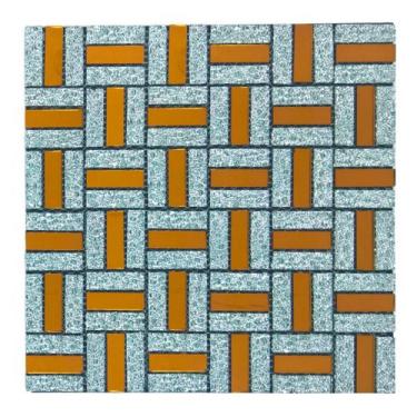 Imagem de Pastilha Adesiva Vidro Decoração Banheiro Cozinha Cobre/Esp - NeoBlue