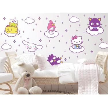 Imagem de Adesivo de Parede Turma da Hello Kitty Cute Baby - Adesivos Kigrude