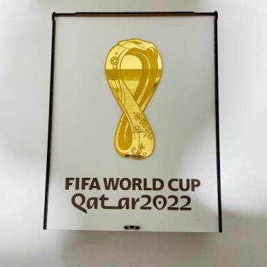 Imagem de Caixa para Álbum da Copa Mundo Fifa Qatar 2022 em MDF - Lumiere Laser,