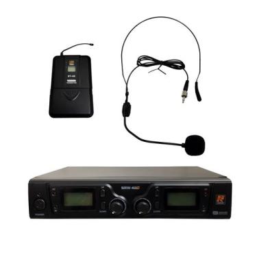 Imagem de Microfone Duplo Headset Sem Fio SRW-48D BT-48 - STANER