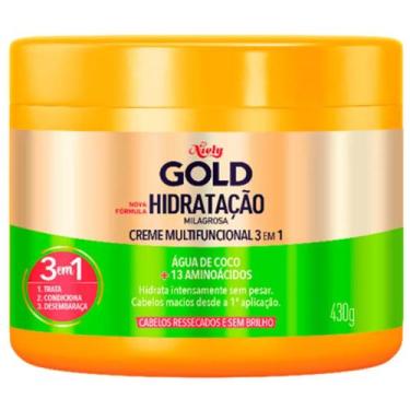 Imagem de Creme Multifuncional 3 em 1 Niely Gold Água de Coco + 13 Aminoácidos 4