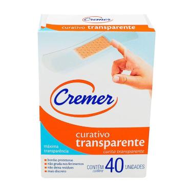 Imagem de Curativo Cremer Transparente com 40 Unidades