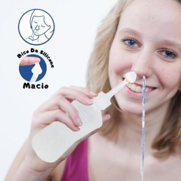 Imagem de Lavador Nasal Dispositivo Para Lavagem Nasal Com Bico de Silicone - Ec