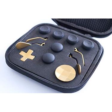 Imagem de Snakebyte Elite Kit, Xbox One Elite Controller (Version 1) Accessories, Xbox Gaming Accessories, XBOX One Elite Controller Accessory Kit, 6 different Metal Analog Sticks, 4 Paddles and 2 D-Pads, Xbox One, Gold