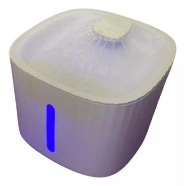 Imagem de Bebedouro e fonte de agua automatico para pet - branco - EZ - 1002