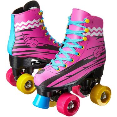 Imagem de Patins Adulto Feminino Roller 4 Rodas 32 ao 41 Tamanho: 39