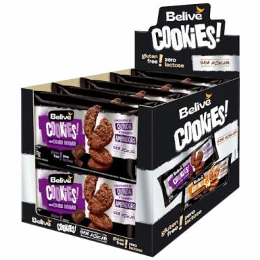 Imagem de Caixa de Cookies de Chocolate Sem Glúten Sem Açúcar Sem Leite Belive