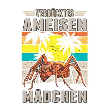 Imagem de Ameisen Notizbuch: Verrücktes Ameisen Mädchen Ameisenfarm / 6x9 Zoll / 120 linierte Seiten
