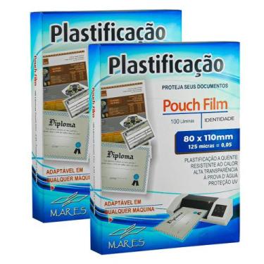 Imagem de Polaseal Plástico para plastificação 0,05 RG 80x110 200un - Mares