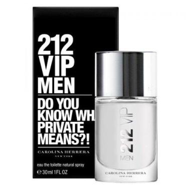 Imagem de Carolina herrera 212 vip men masculino eau de toilette 30ml
