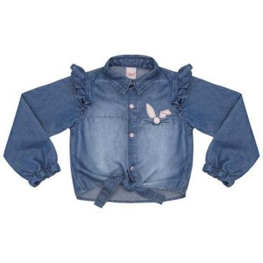 Imagem de Camisa Infantil Look Jeans Amarração Jeans, 03