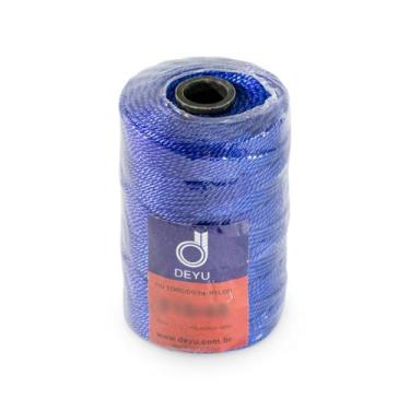 Imagem de Fio Encala Torcido Azul Rolo 200gr Várias Bitolas Para Pesca Profissio